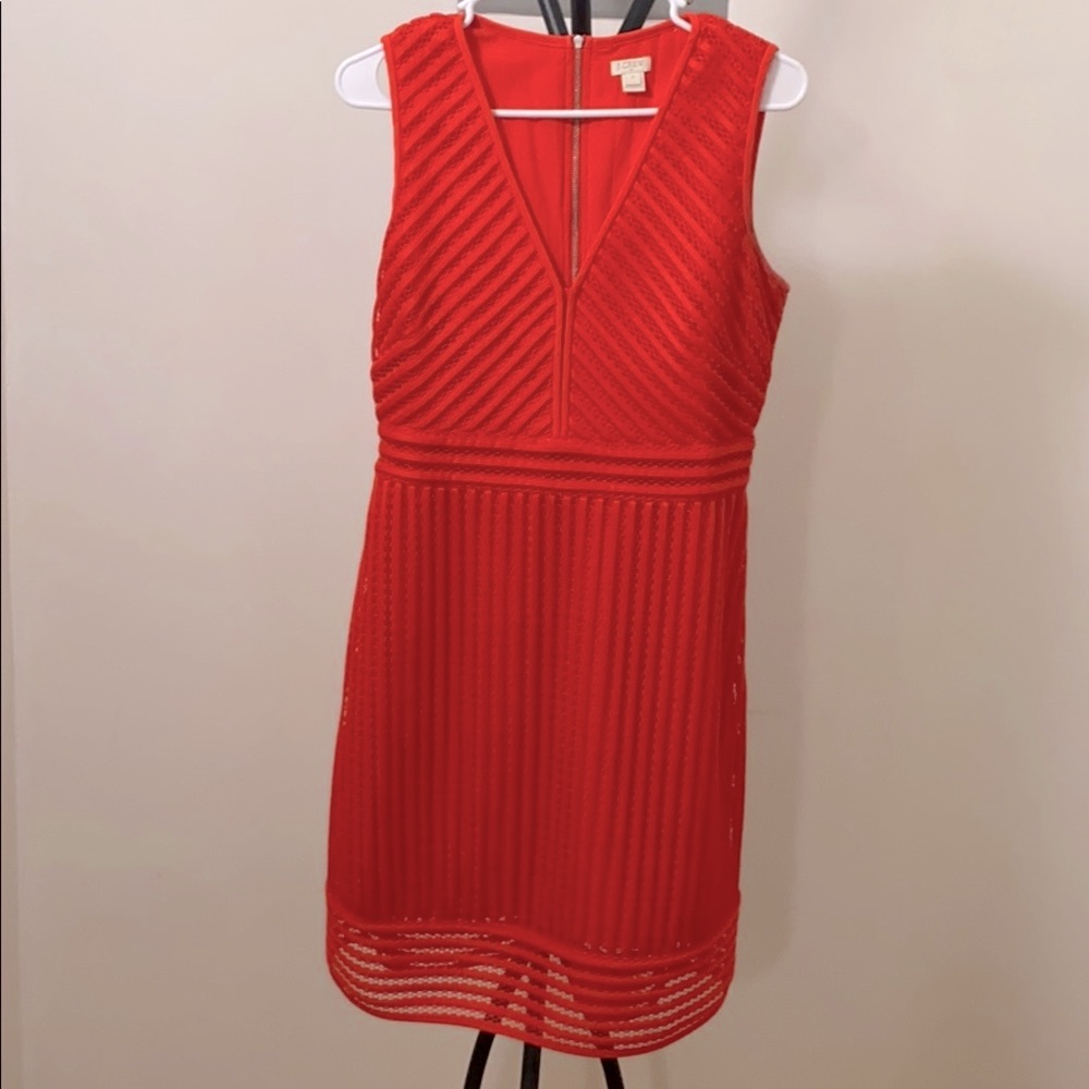 JCREW Red Dress - Size 6